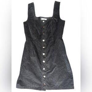 Urban Outfitters Corduroy mini black dress